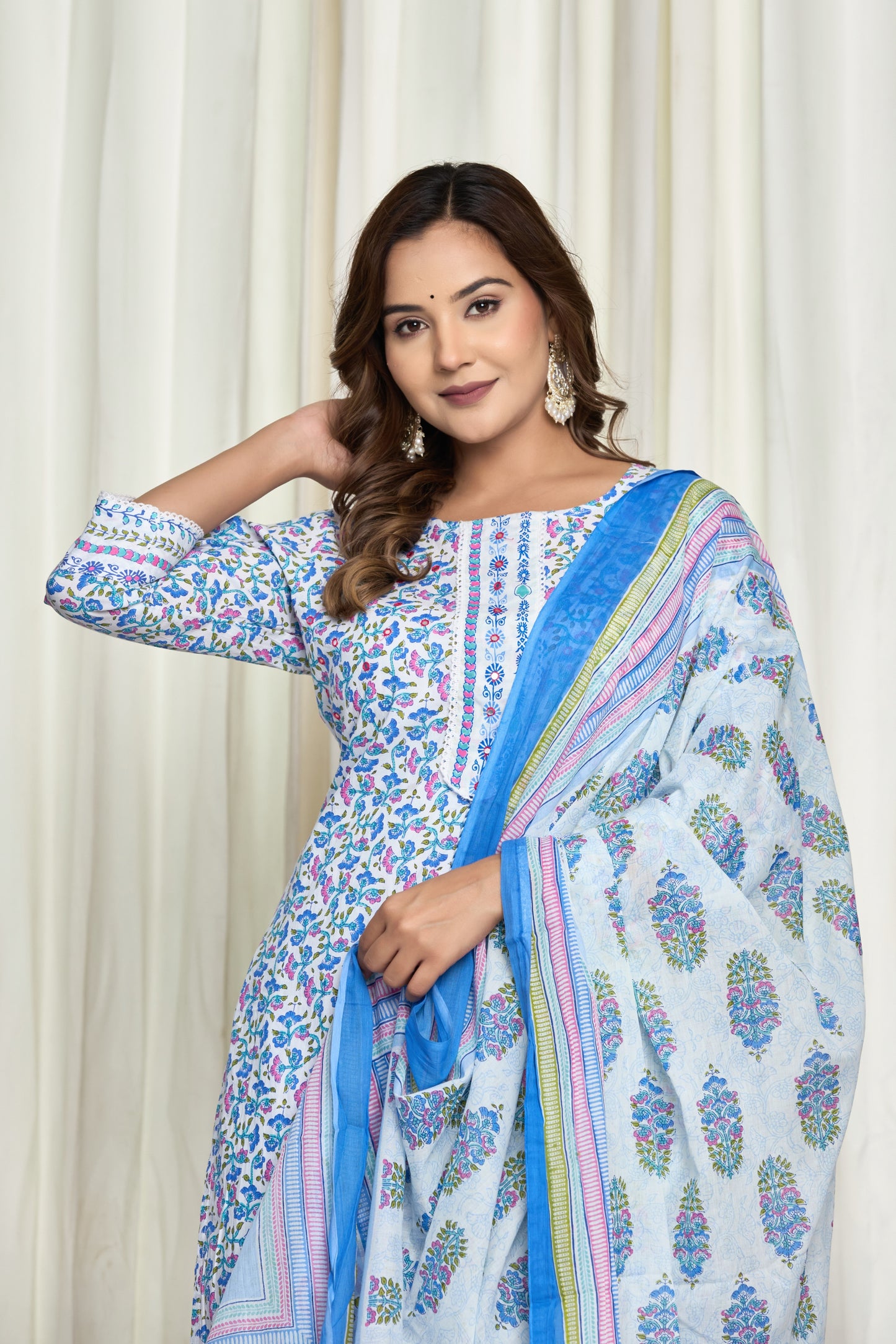 Neel Kamal Cotton Kurti Pant Set