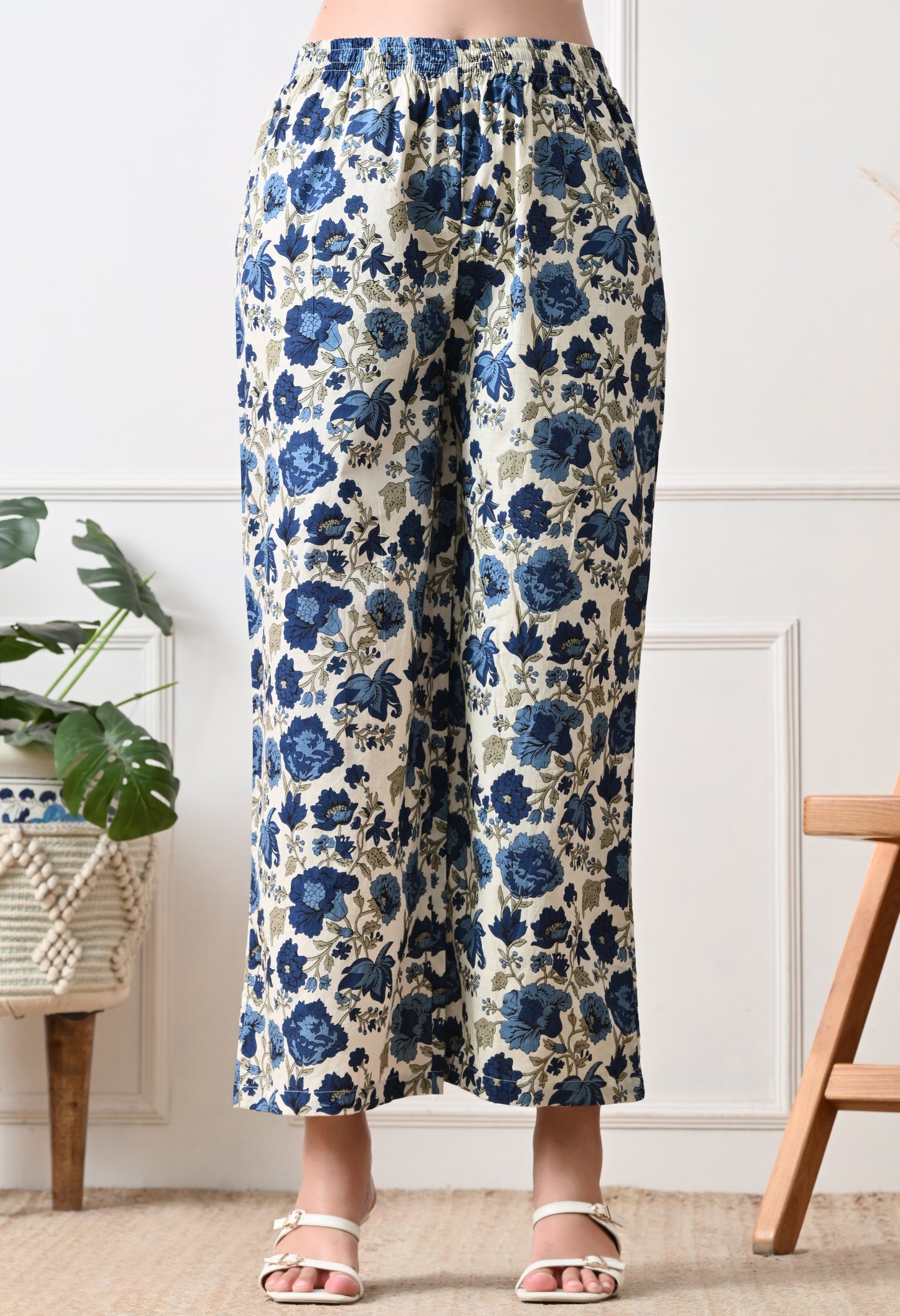 Blue Blossom Cotton Coord Set