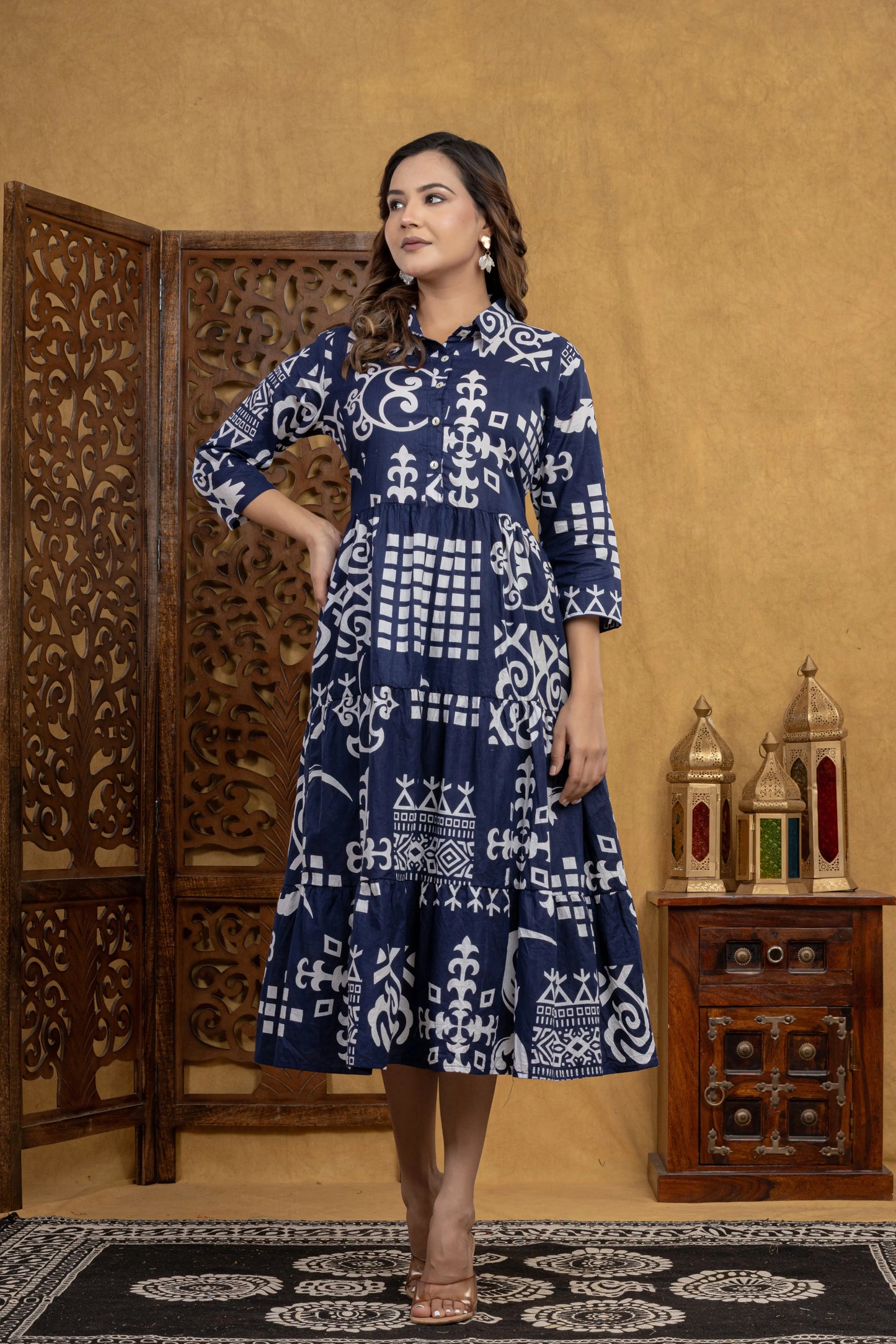 Saanjh Blue One Piece