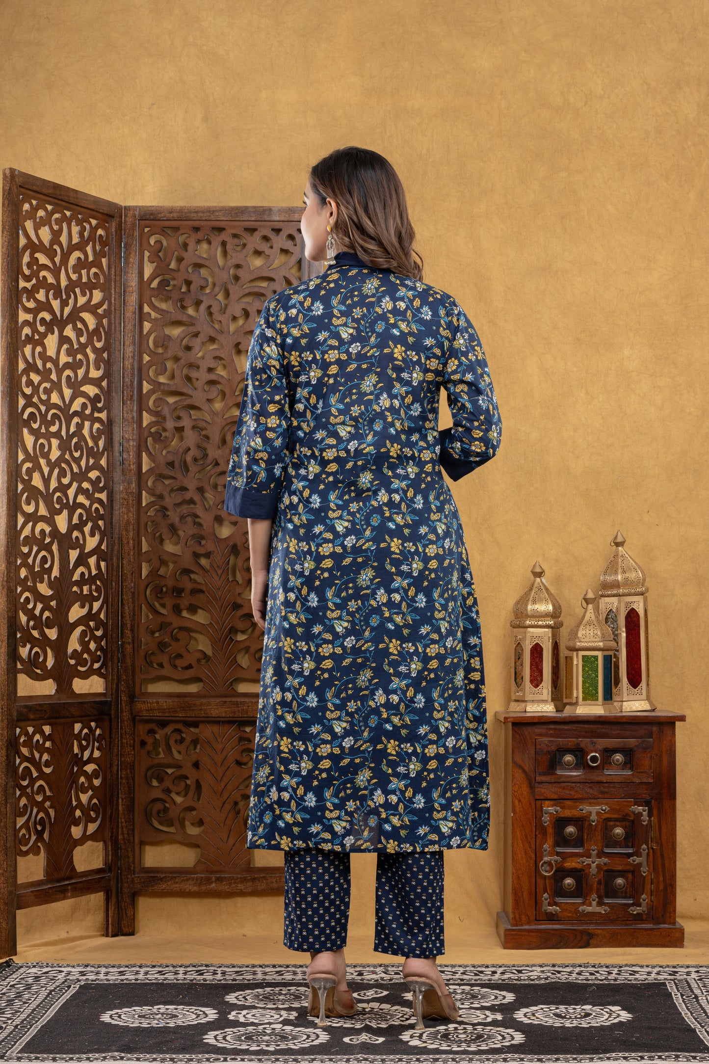 Indigo Petal 3-Piece Set