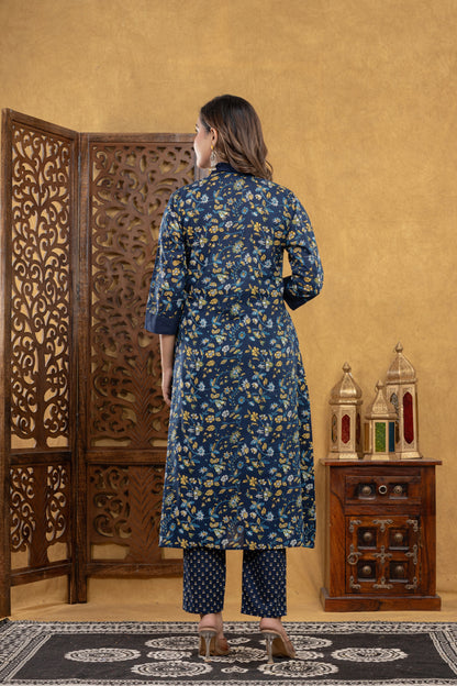 Indigo Petal 3-Piece Set