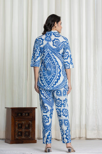 Persian Blue Co-Ord Set