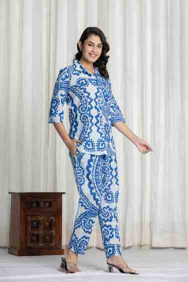 Persian Blue Co-Ord Set