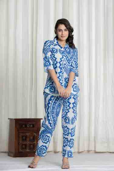 Persian Blue Co-Ord Set
