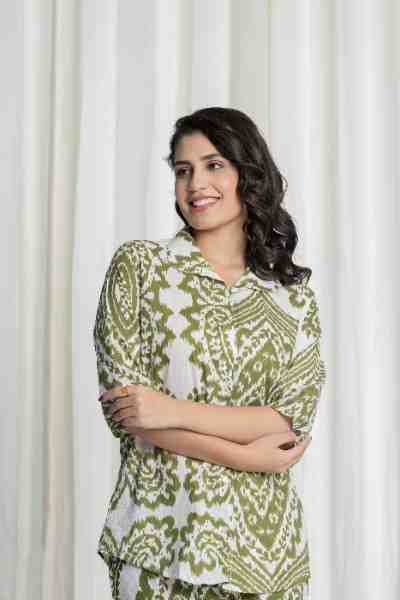 Olive Aura Co-Ord Set