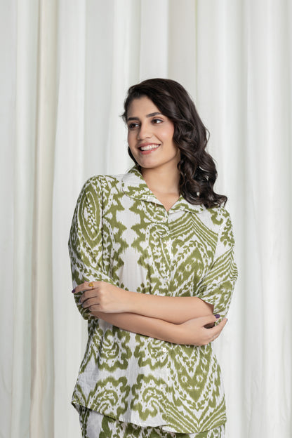 Olive Aura Co-Ord Set