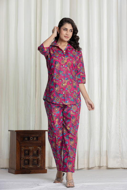 Flamingo Bloom Co-Ord Set