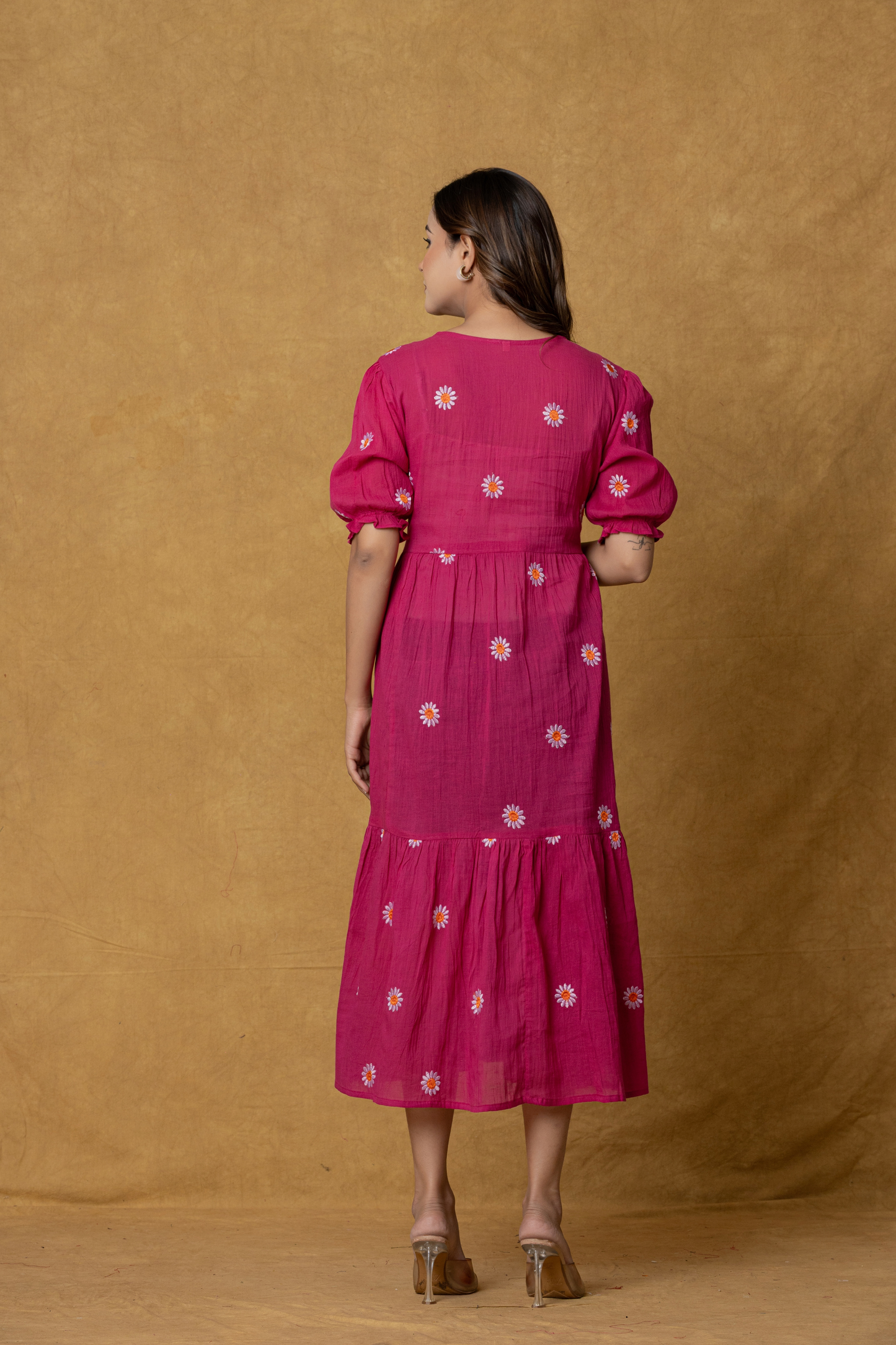 Rosy Bloom One Piece Dress