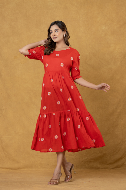 Cherry Bloom One Piece Dress