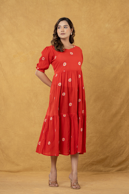 Cherry Bloom One Piece Dress