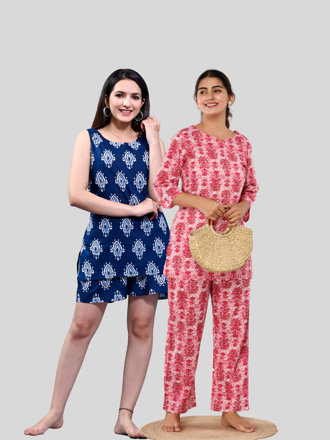 Dark and Pink Lounge Wear Combo