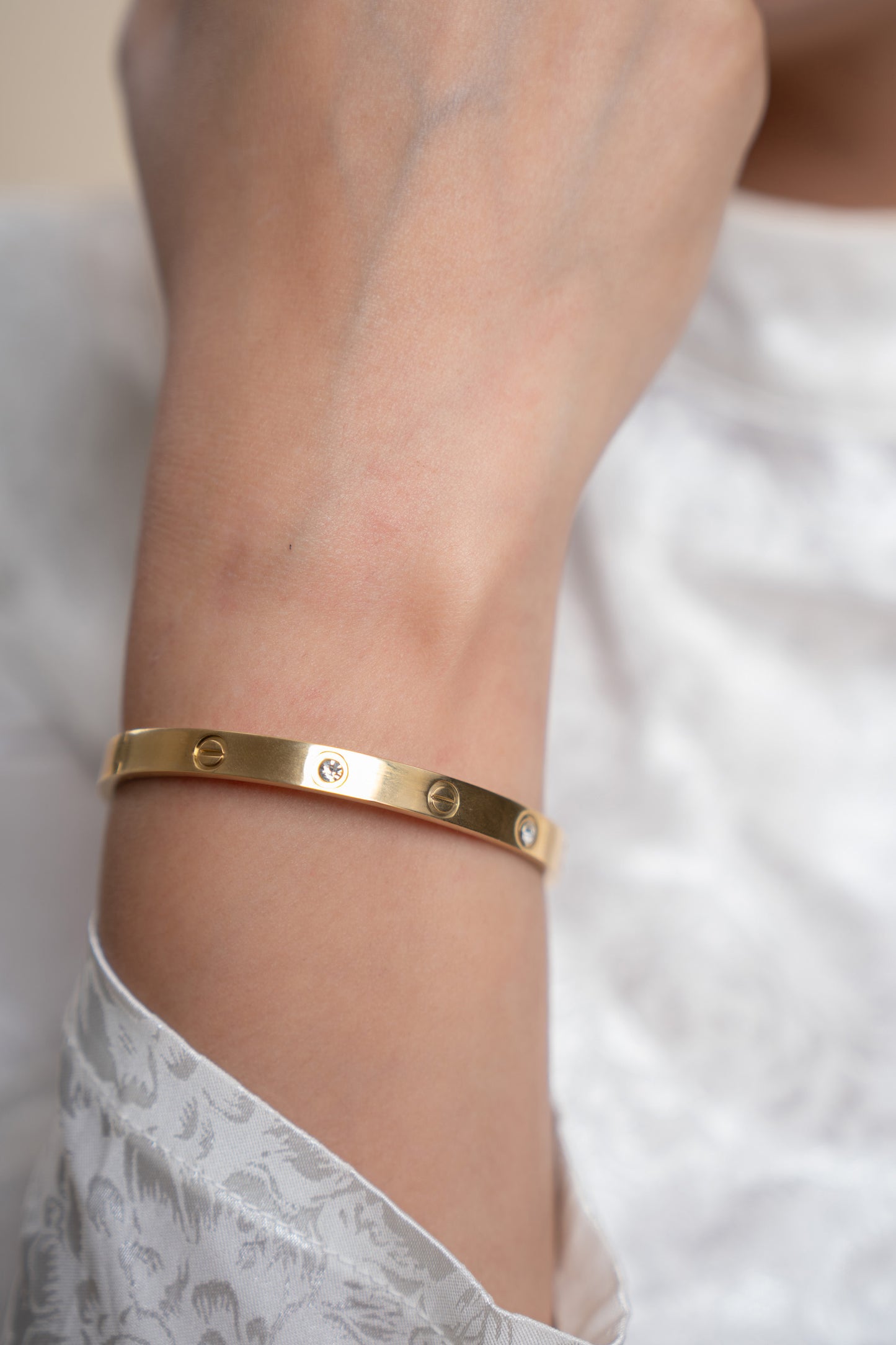 Stacked Gold Combo Bracelet (Combo of 2)