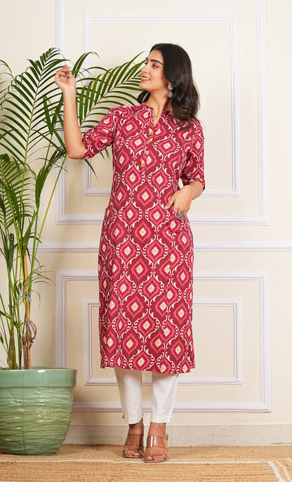 Gulnaz  Straight Line Kurti